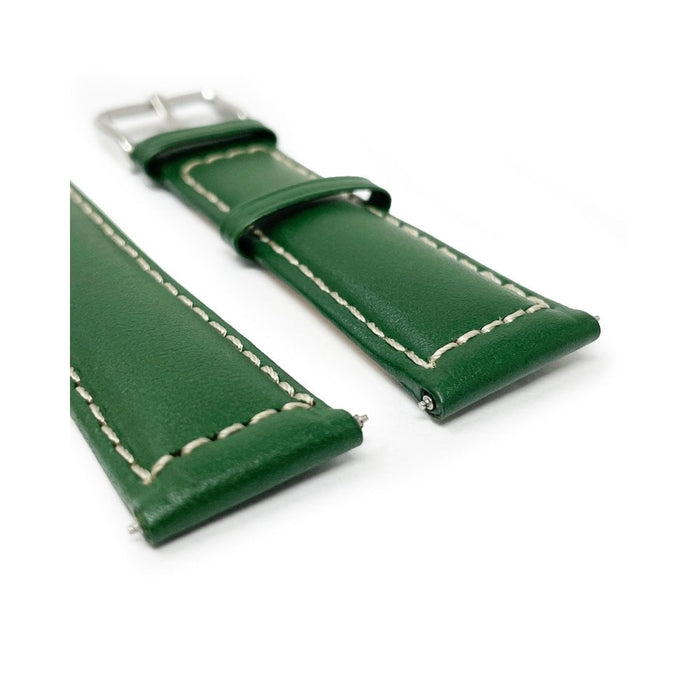 Italian Leather Watch Strap, Sorrento, Green