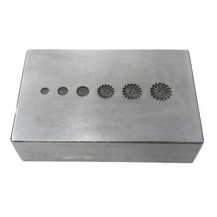 Jeweller's Shot Plate - 6 Flower Design Sizes