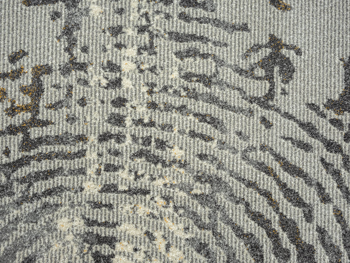 Laguna Circular Motion Grey Rug