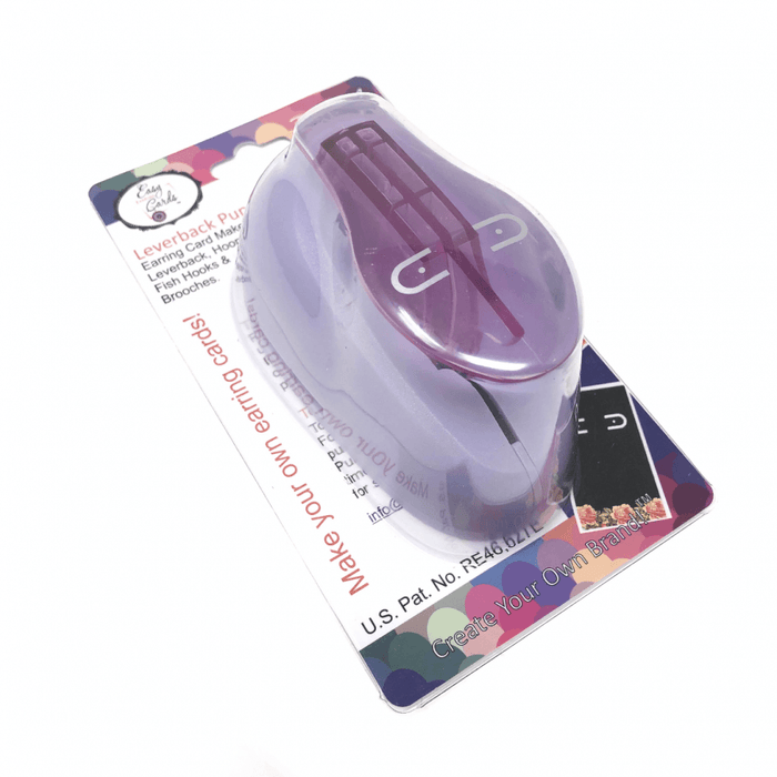 Leverback Punch Earring Card Maker