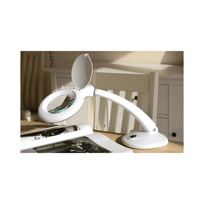 Lifemax Magnifying Table Lamp - White