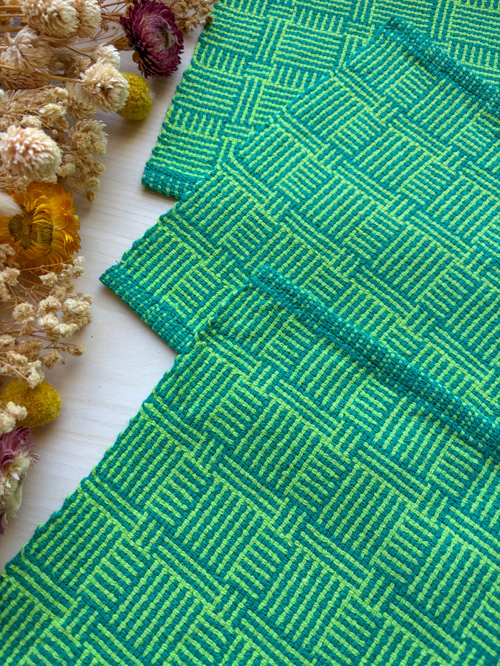 Log Cabin Mug Rugs Pattern