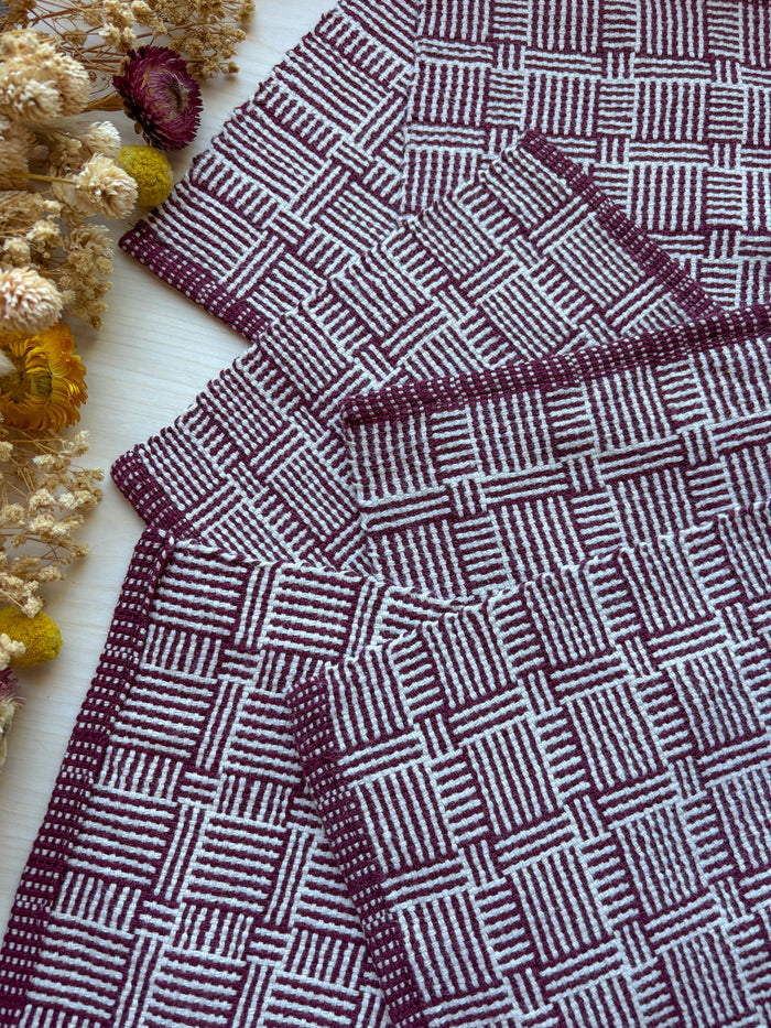 Log Cabin Mug Rugs Pattern
