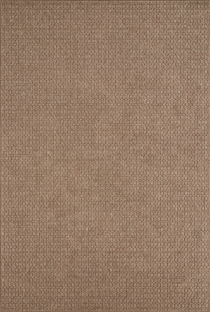 Luca Solid Textured Brown Rug