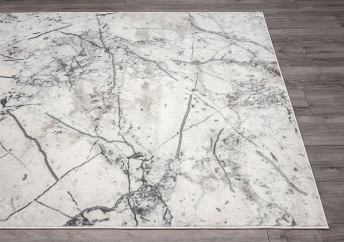 Luna Floor Tile Cream Rug