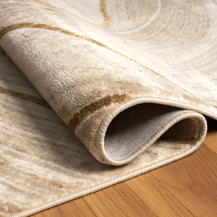 Luna Ribbon Brown Rug