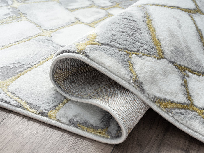 Luna Spiral Grey Rug