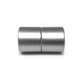 Magnetic Kumihimo Clasp - Acrylic Matte Chrome 12mm