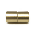 Magnetic Kumihimo Clasp - Acrylic Matte Gold 10mm