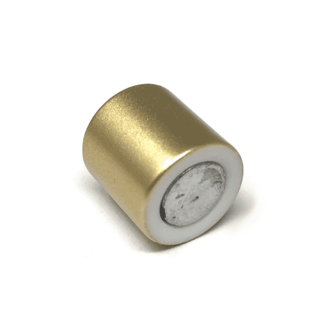 Magnetic Kumihimo Clasp - Acrylic Matte Gold 10mm