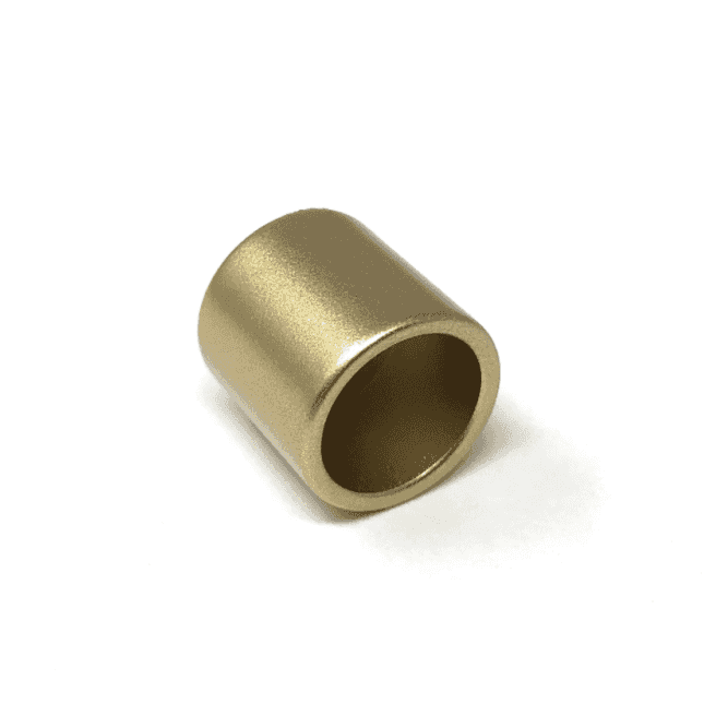 Magnetic Kumihimo Clasp - Acrylic Matte Gold 10mm