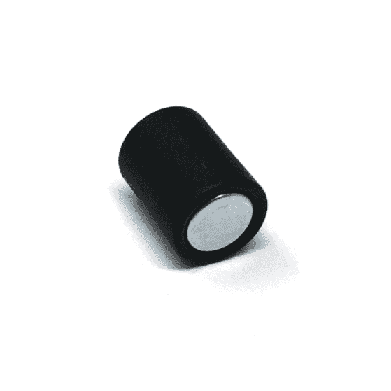 Magnetic Kumihimo Clasp – Acrylic Matte Black 6mm