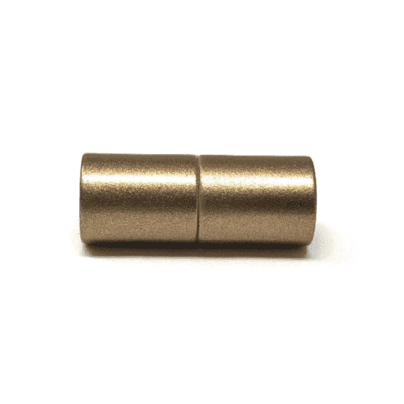 Magnetic Kumihimo Clasp – Acrylic Matte Bronze 6mm