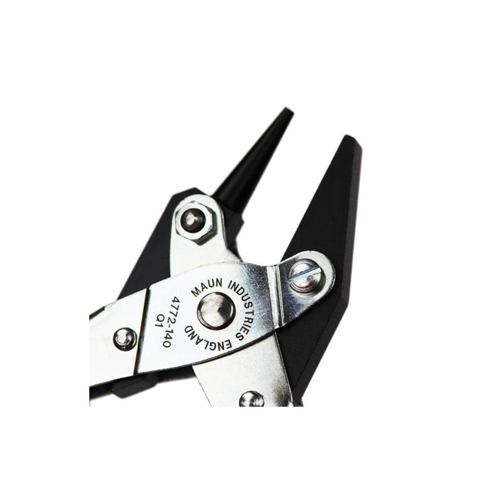 Maun Round & Flat Parallel Plier With Return Spring 140mm
