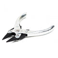 Maun Snipe Nose Pliers With Serrated Jaws 125mm