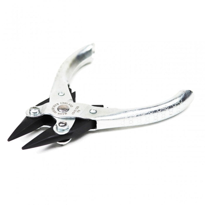 Maun Snipe Nose Pliers With Serrated Jaws 125mm