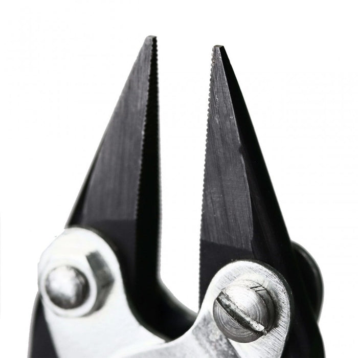 Maun Snipe Nose Pliers With Serrated Jaws 125mm