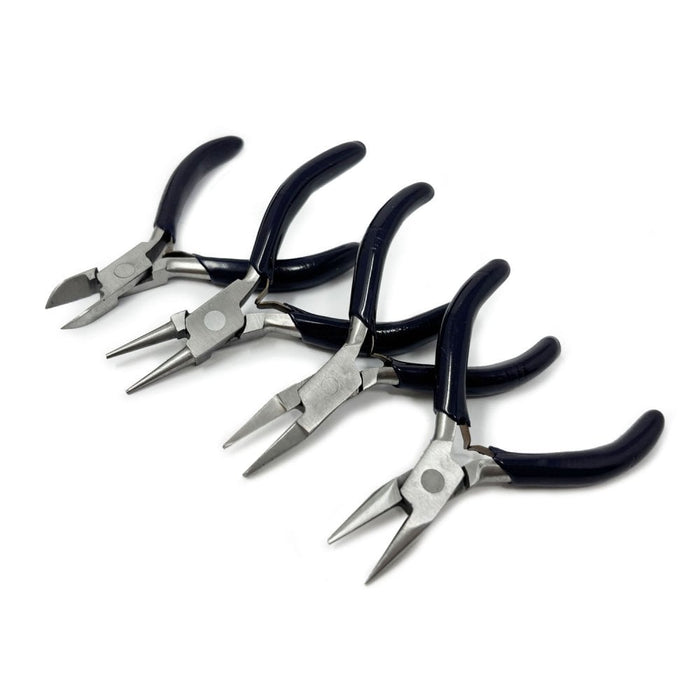 Miniature Pliers Set of 4 with Storage Pouch