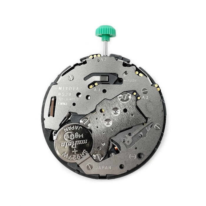 Miyota 0S20 Quartz Watch Movement (Date at 4.5h)
