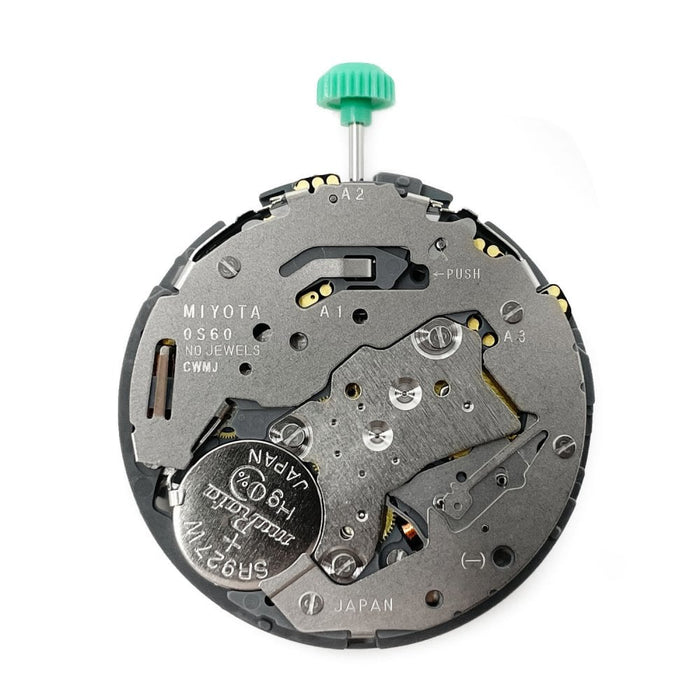 Miyota 0S60 Quartz Watch Movement (Date at 3h)