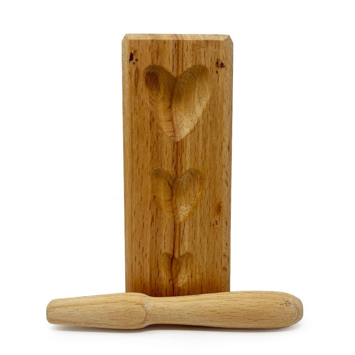 Multi-Shape Wooden Dapping Block with Punch
