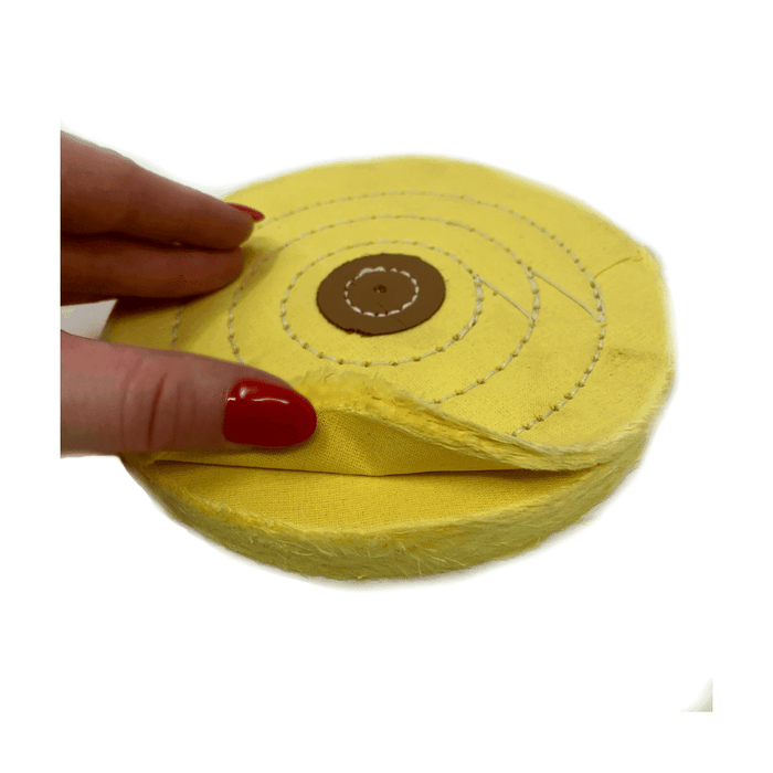 Muslin Buff Polishing Wheel 50 Folds - Muslin Buff 6" x 50 Folds