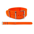 Neon Orange Military-Style Watch Strap