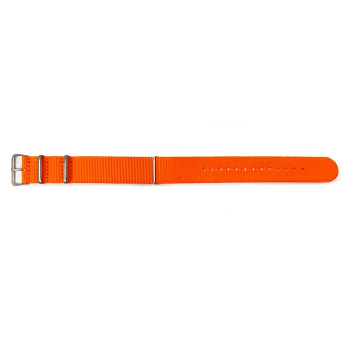 Neon Orange Military-Style Watch Strap