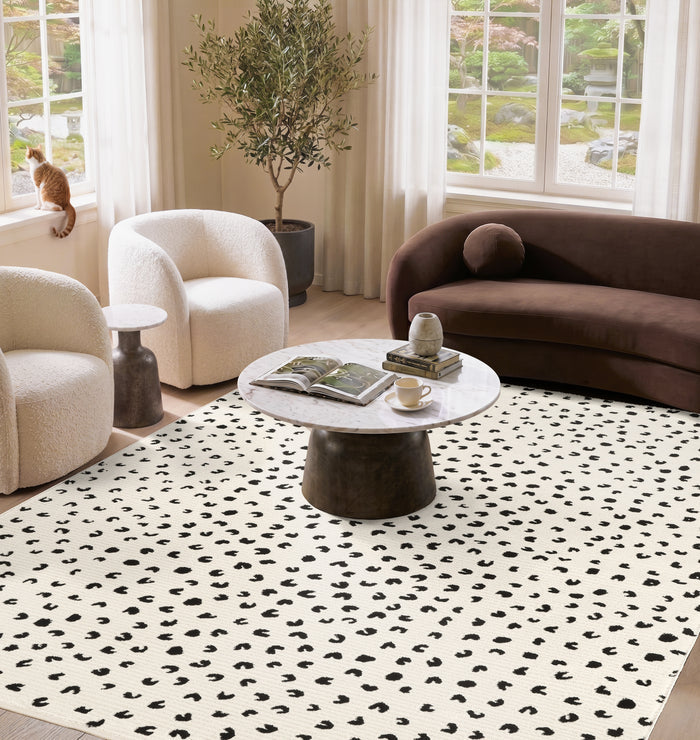 Neutral Speckled Cream Rug