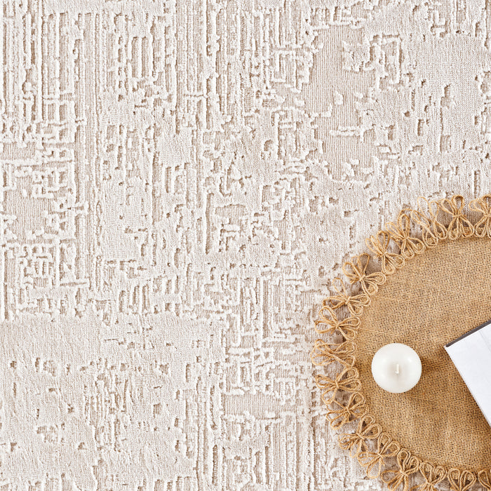 Neutral Tonal Texture Rug