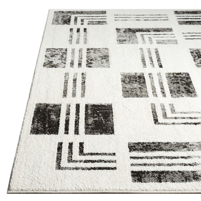 Nomad Bordered Black Rug