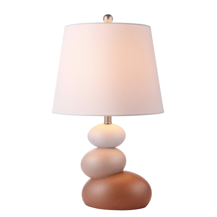 Norite Stacked Stone Table Lamp
