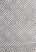 Nova Geometric Grey Rug