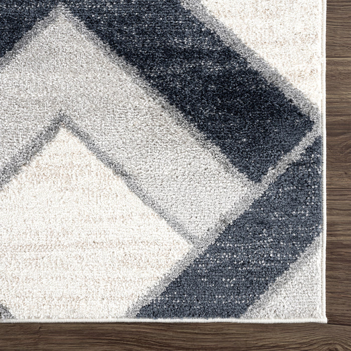 Nuevo Geometric Grey Rug