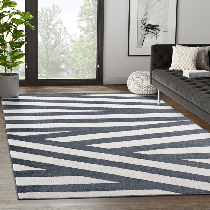 Nuevo Striped Cream Rug
