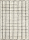 Oliver Checkered Grid Cream Rug