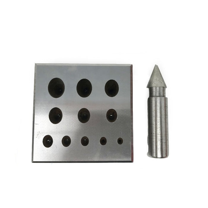 Oval Bezel Collet Block & Punch