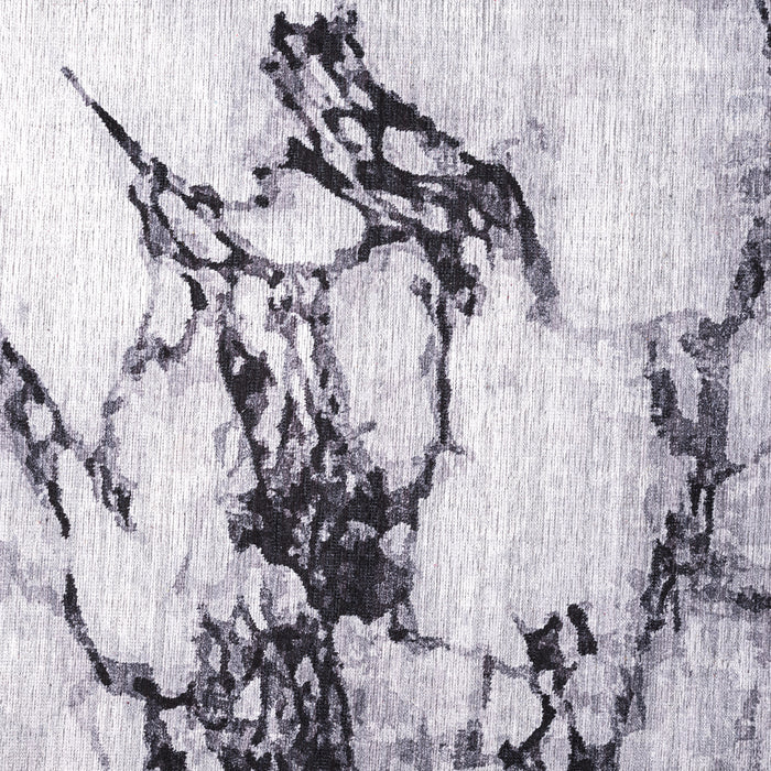 Parker Grey Ivory Marble Washable Rug
