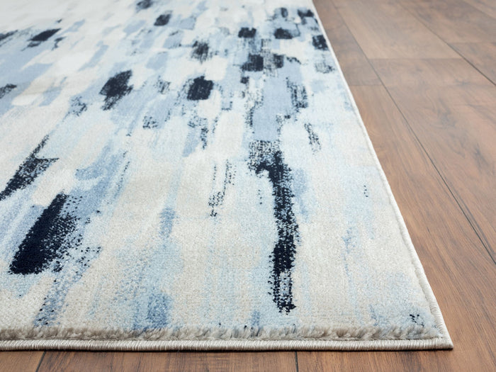 Porto Abstract Blue Rug