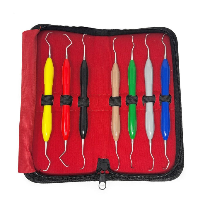 Precision Wax Carver Set of 7 with Silicone Handles