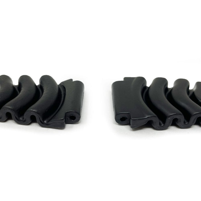 PVC Divers Watch Strap (XXL Length), Black