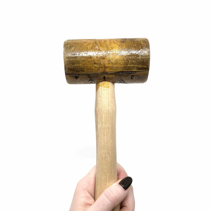 Rawhide Mallet, 2 Options 1.5" 1.75" Diameter Head