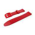 Red PVC Watch Strap