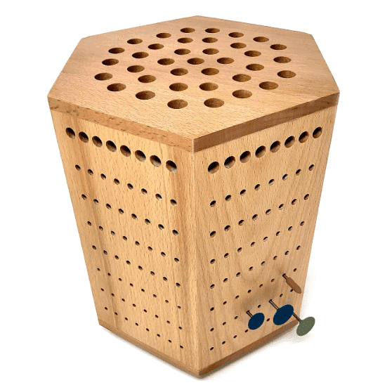 Revolving Wooden Burr Holder Stand