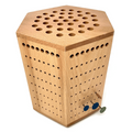 Revolving Wooden Burr Holder Stand