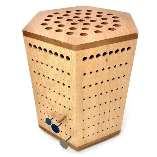 Revolving Wooden Burr Holder Stand
