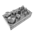 Round Disc Cutter Set of 11 with Lever