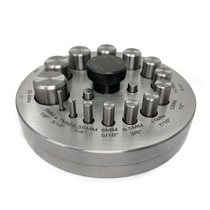 Round Disc Cutter Set of 14 (3mm - 25.4mm)