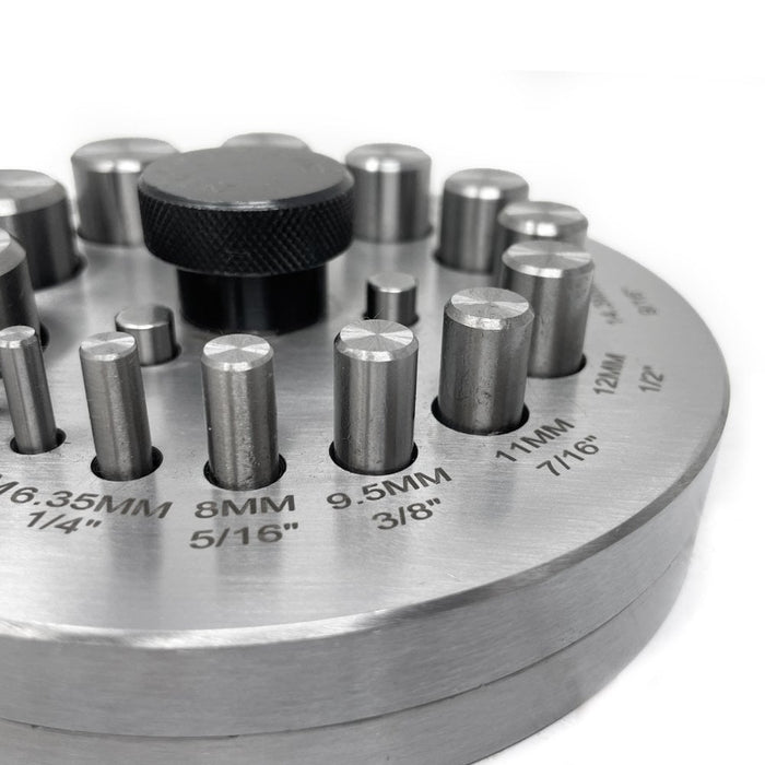 Round Disc Cutter Set of 14 (3mm - 25.4mm)