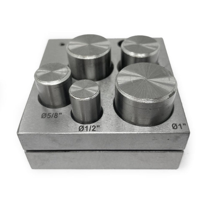 Round Disc Cutter Set of 5 (12mm - 25mm)